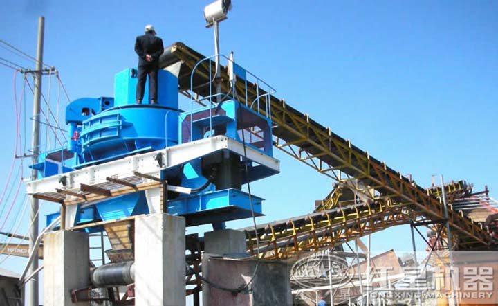 用戶制砂現(xiàn)場，點擊咨詢獲得生產(chǎn)線配置及報價